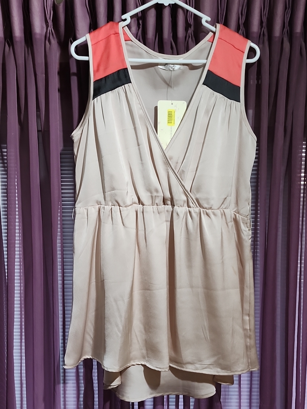 Free Day By Freeway 2 Pc Tunic Top & Camisole Set L